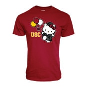 USC Trojans Unisex Cardinal Hello Kitty Class Balloon Tamarac T-Shirt